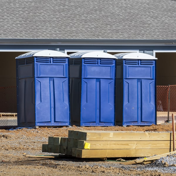 how often are the porta potties cleaned and serviced during a rental period in Point Clear AL